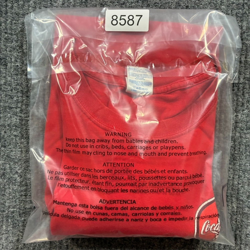 Coca Cola 600 NASCAR T Shirt Mens XL Red Double Sided Racing Tee Y2K - Picture 7 of 7